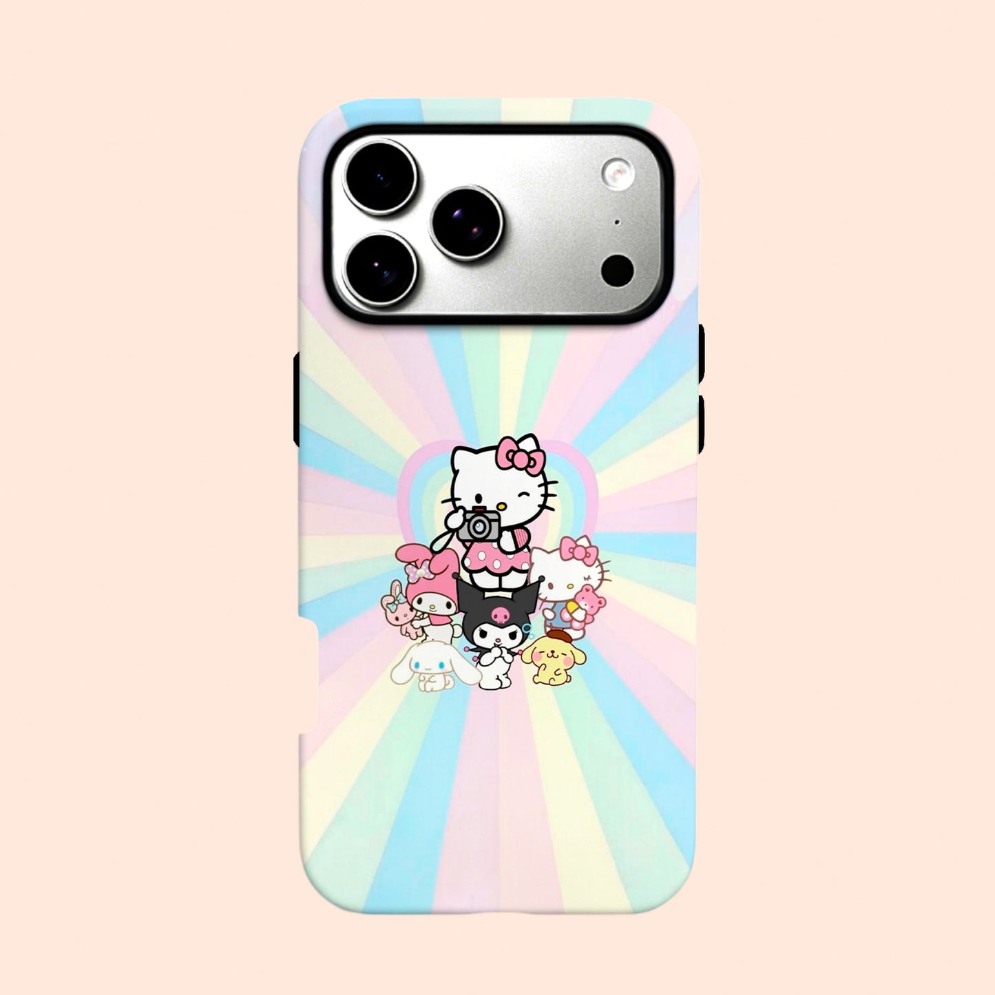 Carcasa Rainbow Kitty para iPhone