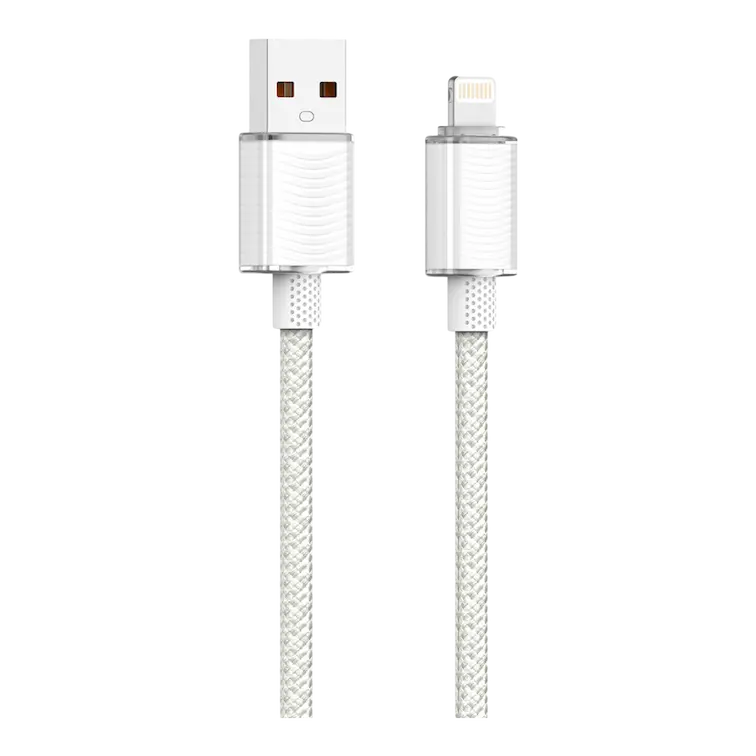 Cable USB-lightning TRENZADO - VISTA FRONTAL