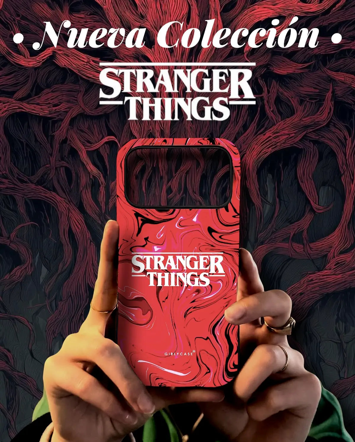Carcasa Two Protect Stranger Things Frase iPhone 17 Pro Chile