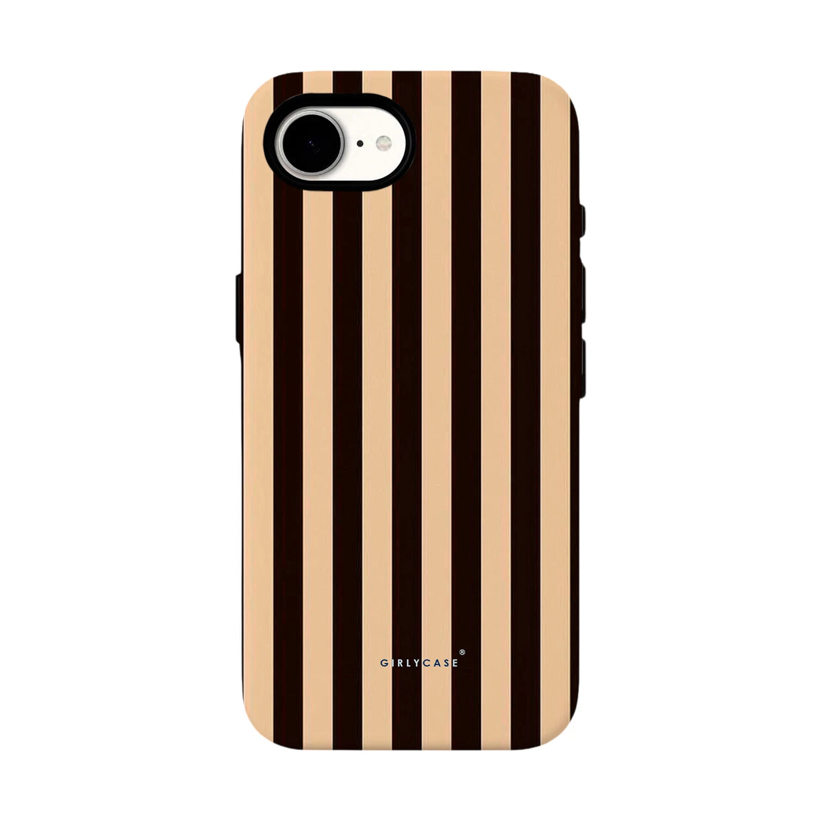 Carcasa Two Protect para iPhone - Latte Stripe