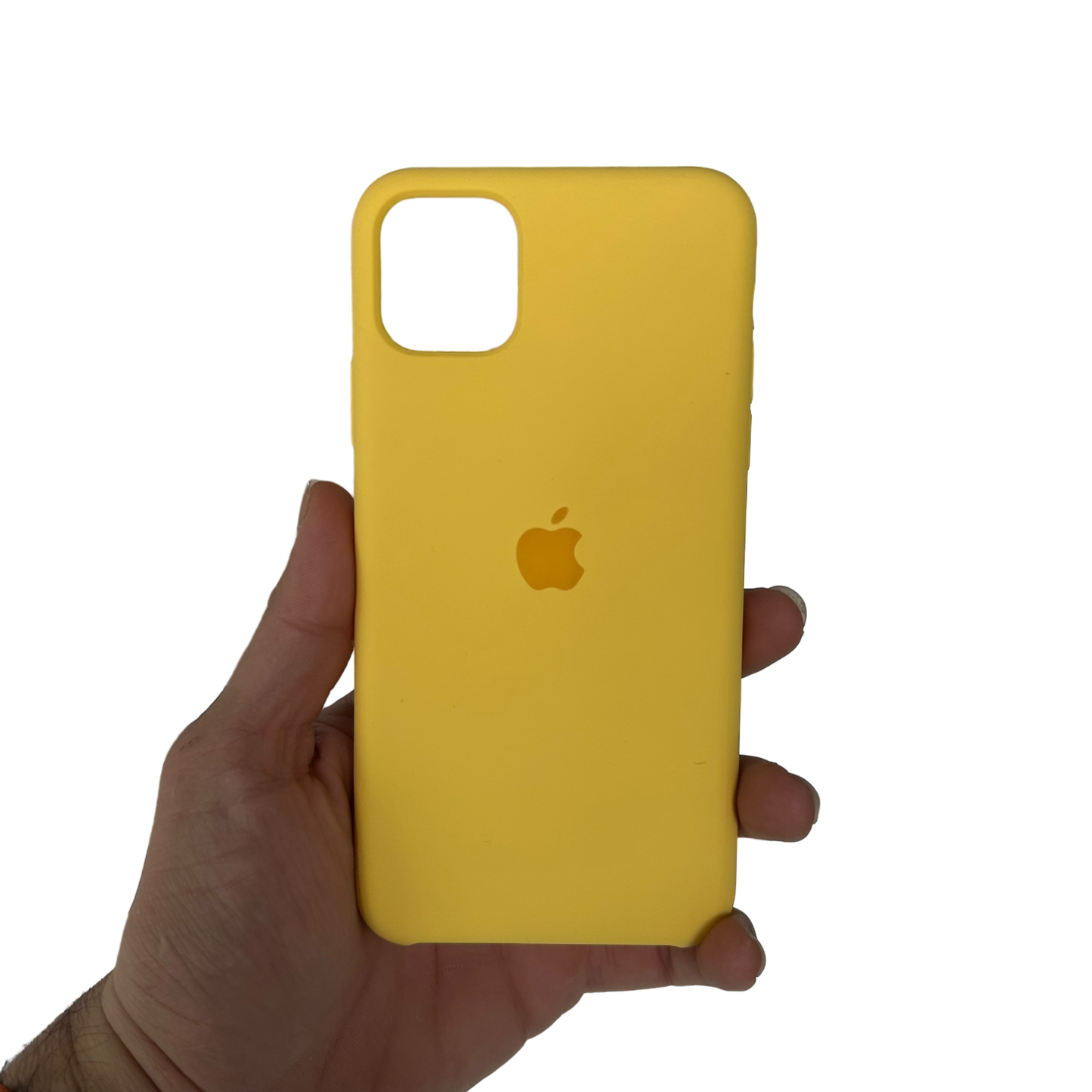 Carcasa de Silicona Premium para iPhone - Amarilla