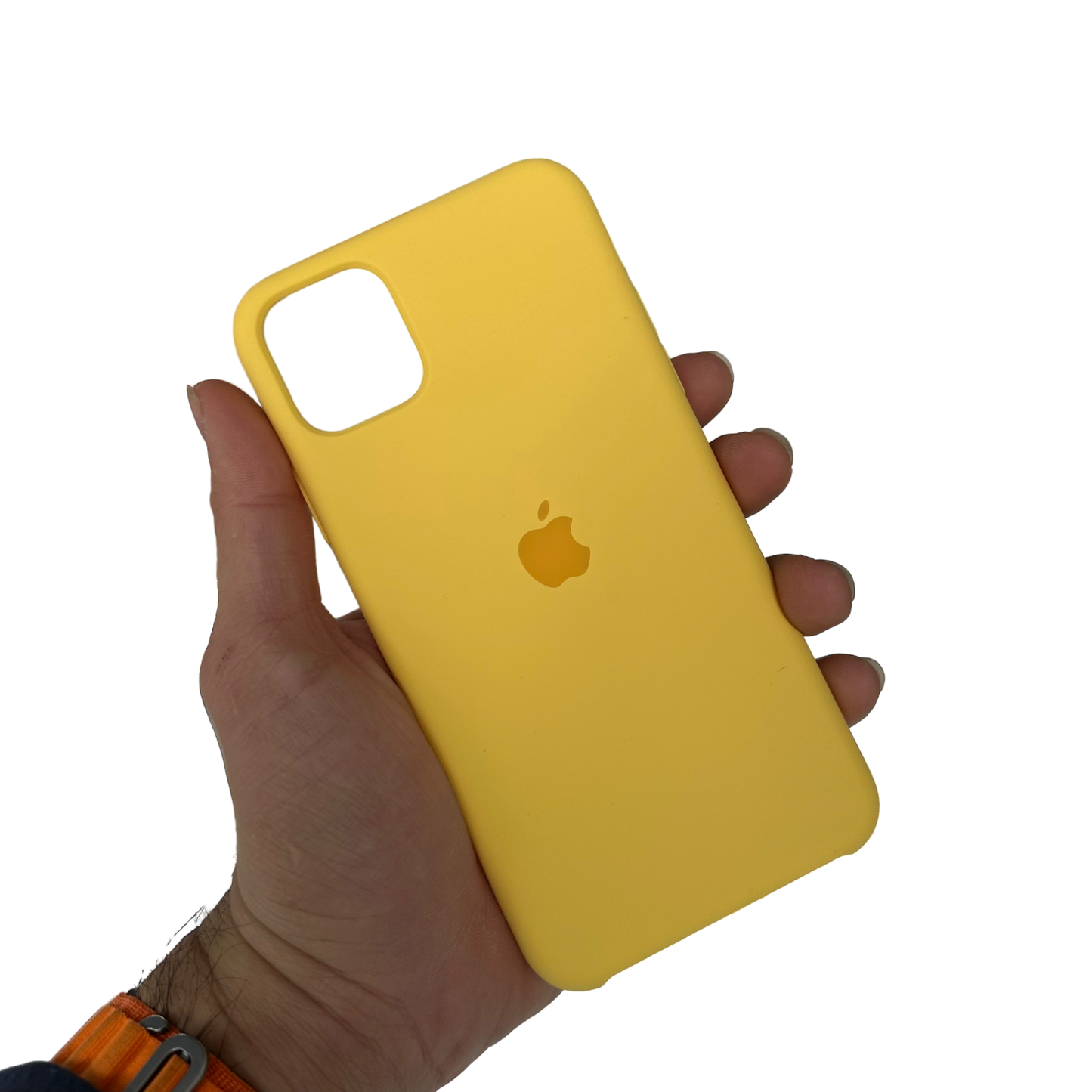 Carcasa de Silicona Premium para iPhone - Amarilla