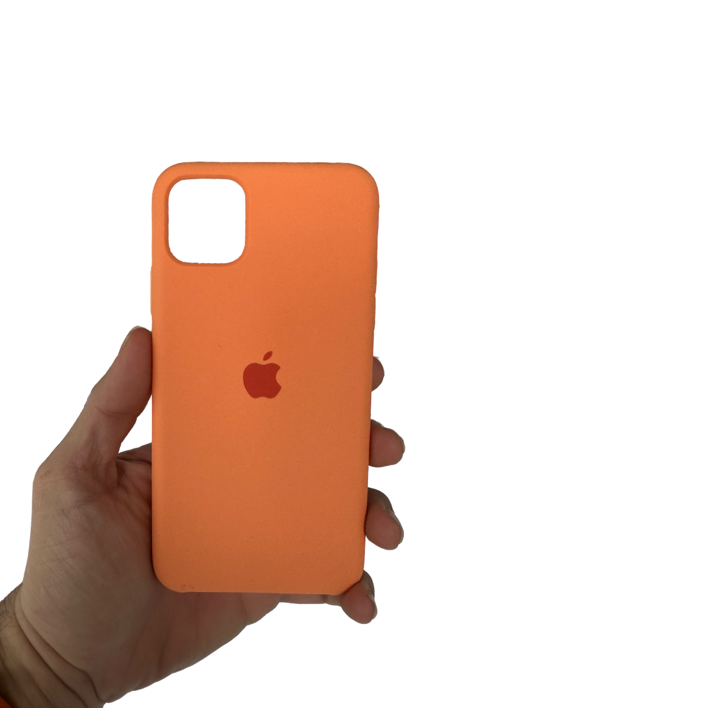 Carcasa de Silicona Premium para iPhone - Naranja