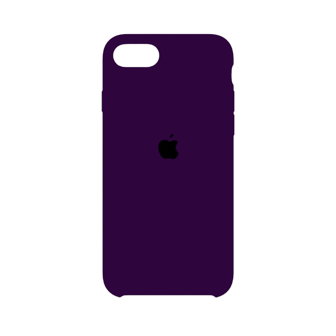 Carcasa de silicona premium color morado oscuro para iPhone SE 2022