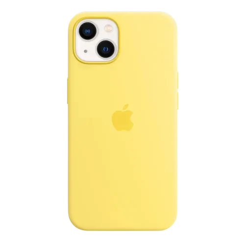 Carcasa de Silicona Premium para iPhone - Amarilla