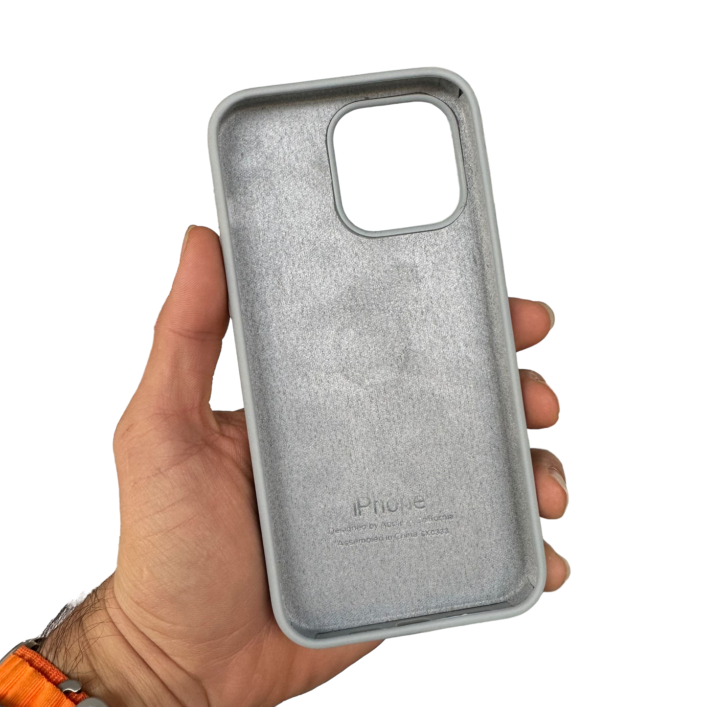 Carcasa de Silicona Premium para iPhone - Azul Acero
