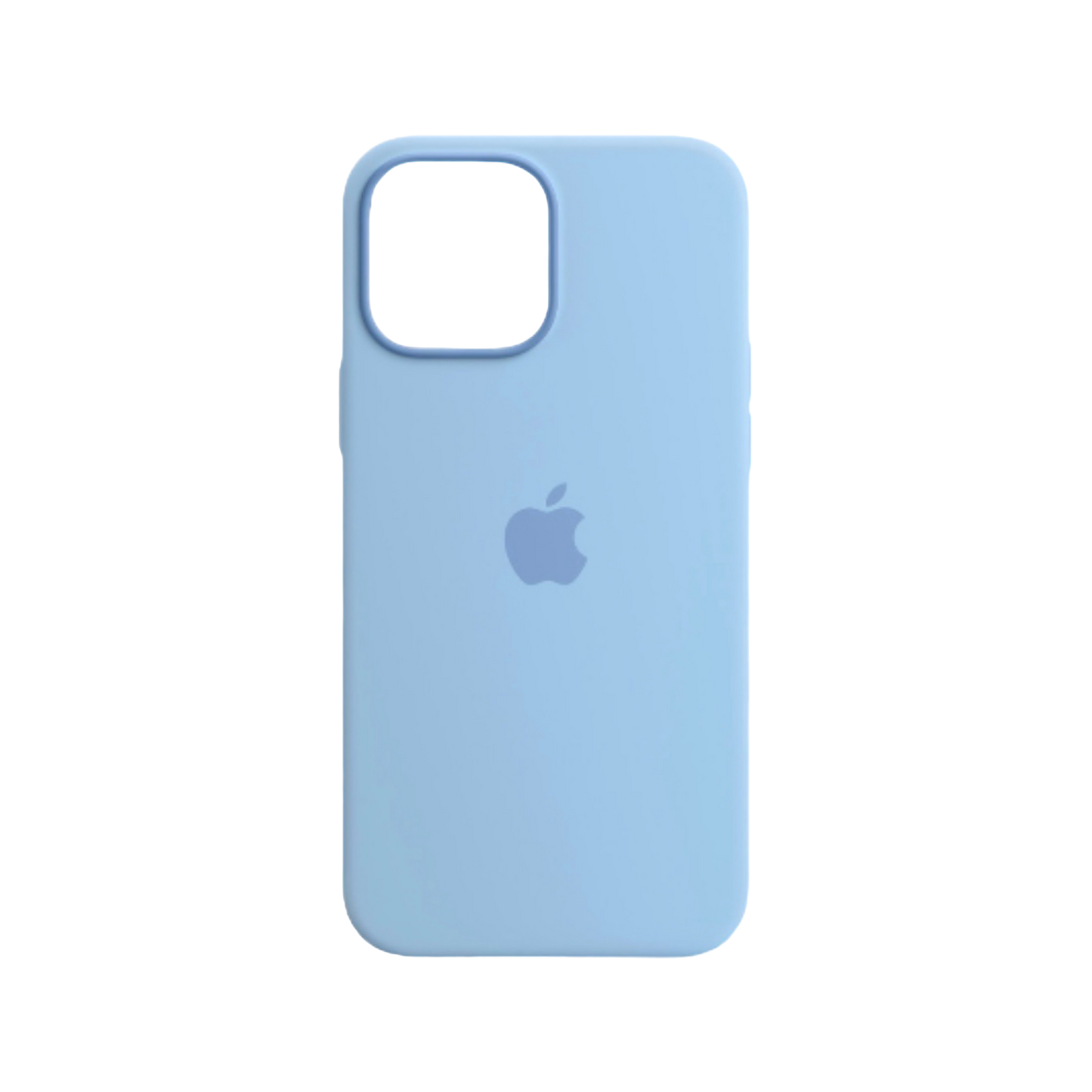 Carcasa de Silicona Premium para iPhone - Azul Claro