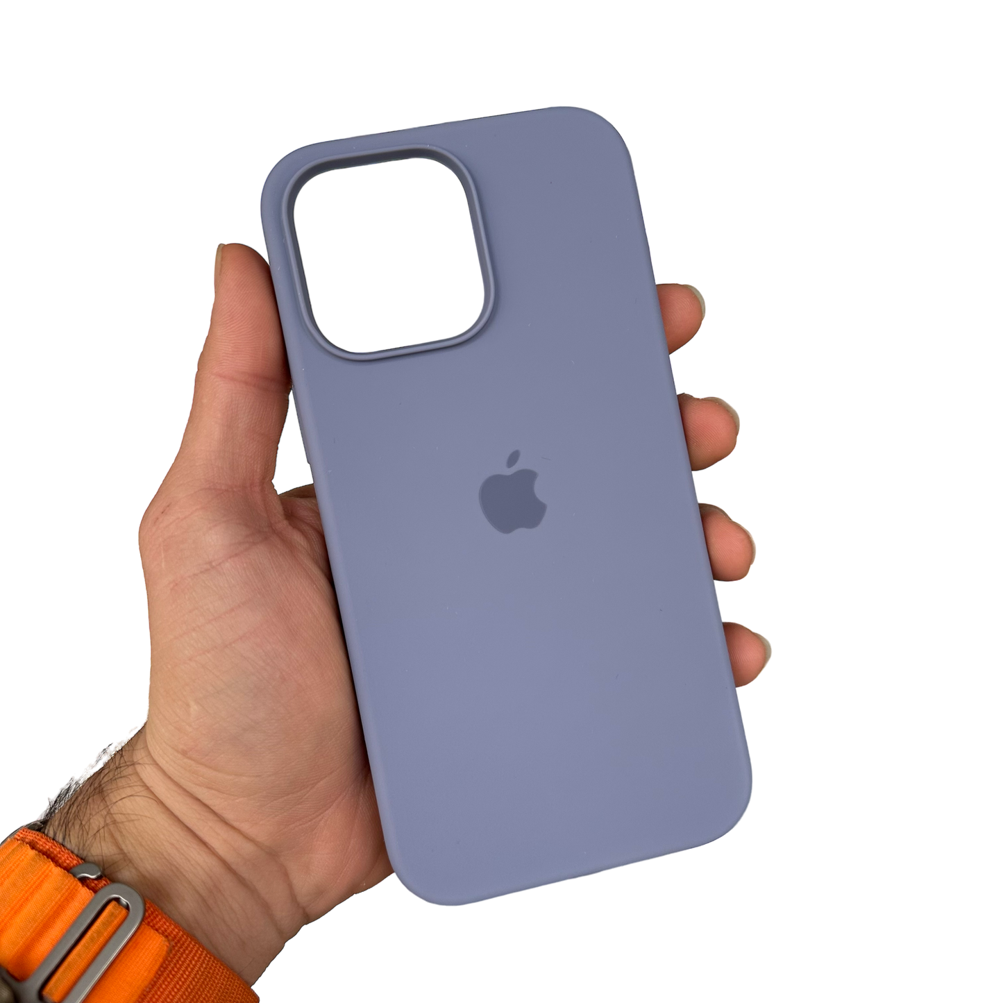 Carcasa de Silicona Premium para iPhone - Azul Piedra