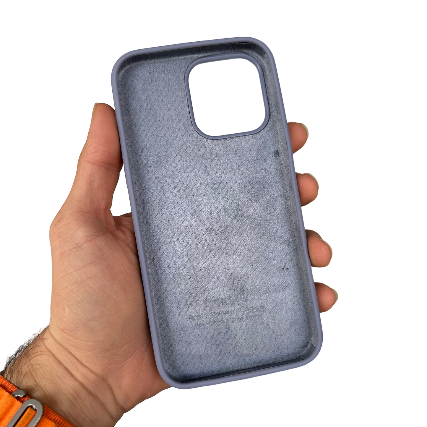 Carcasa de Silicona Premium para iPhone - Azul Piedra