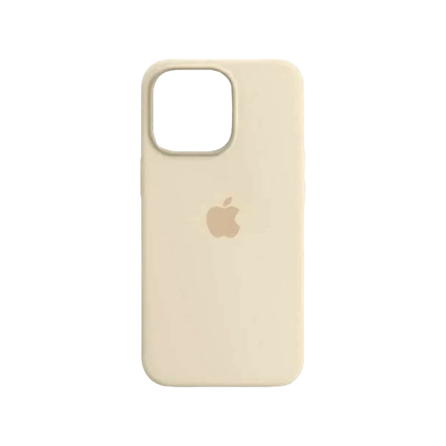 Carcasa de Silicona Premium para iPhone - Hueso