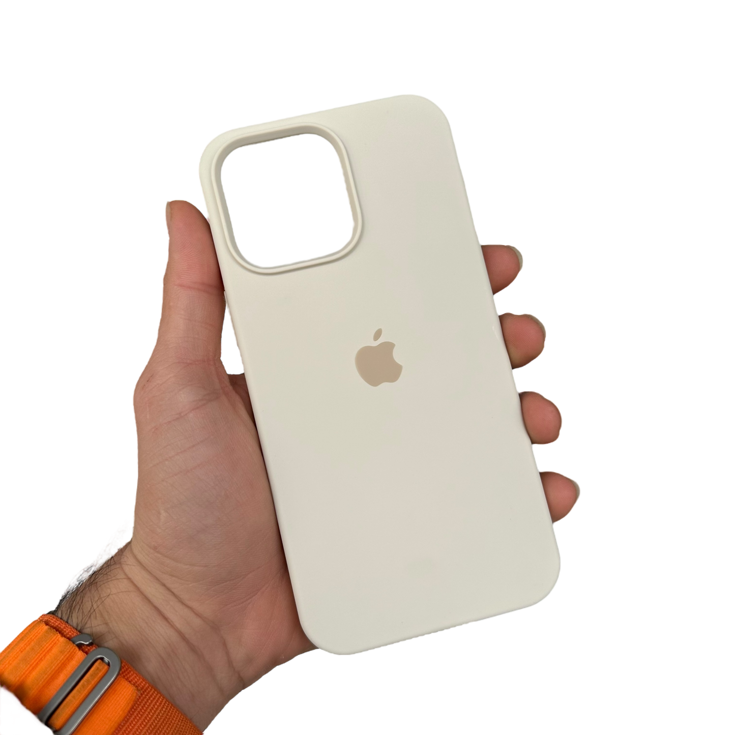 Carcasa de Silicona Premium para iPhone - Hueso
