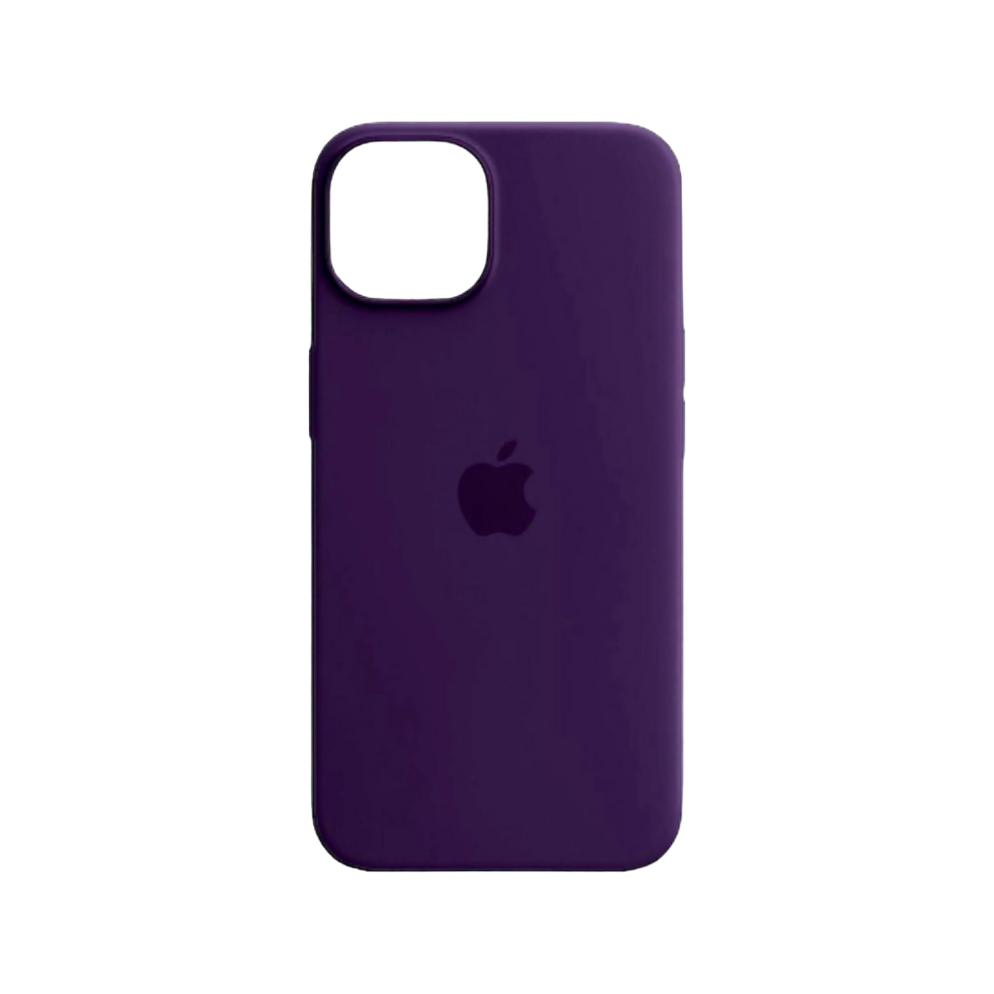 Carcasa de silicona morada oscuro para iPhone 13