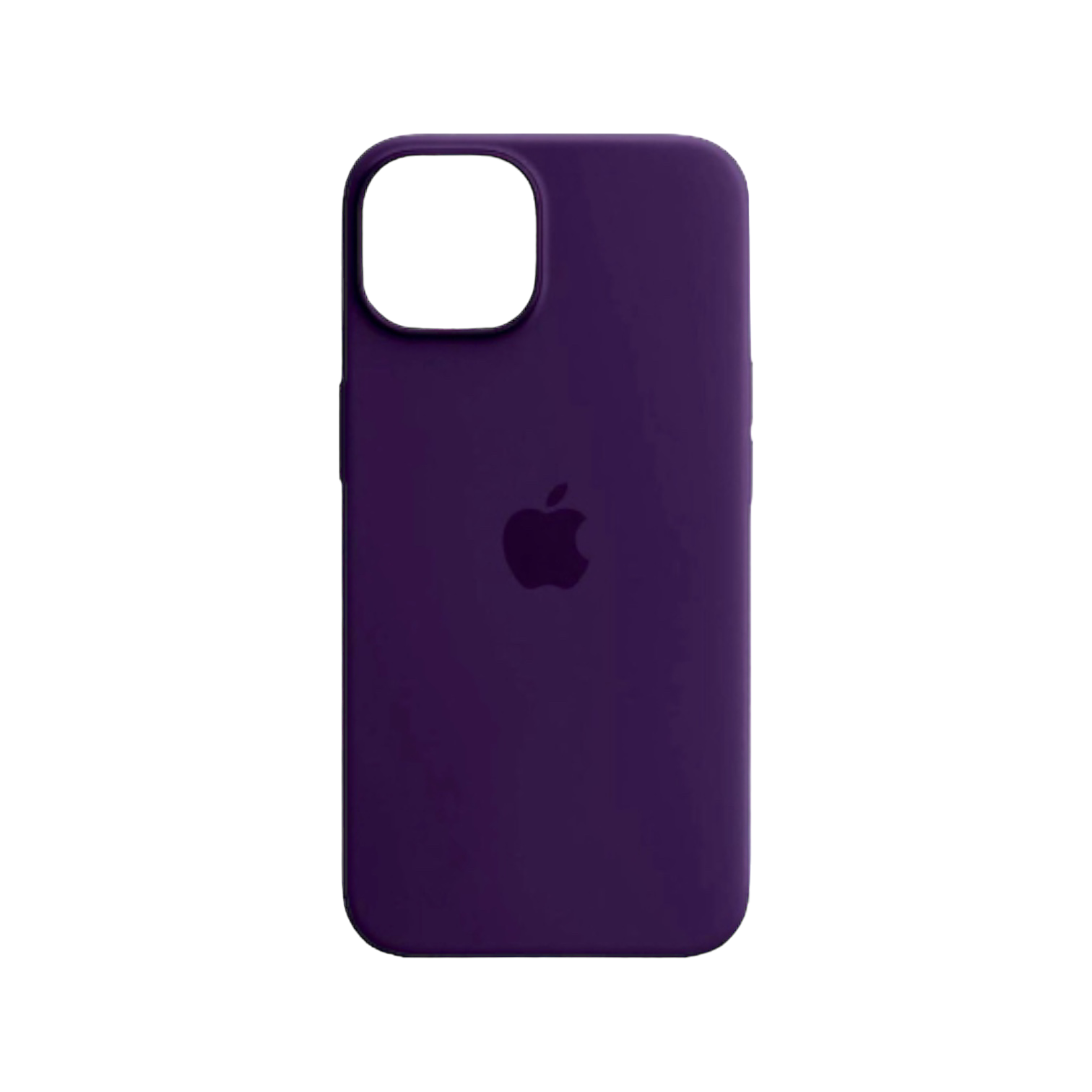 Carcasa de silicona morada oscuro para iPhone 13