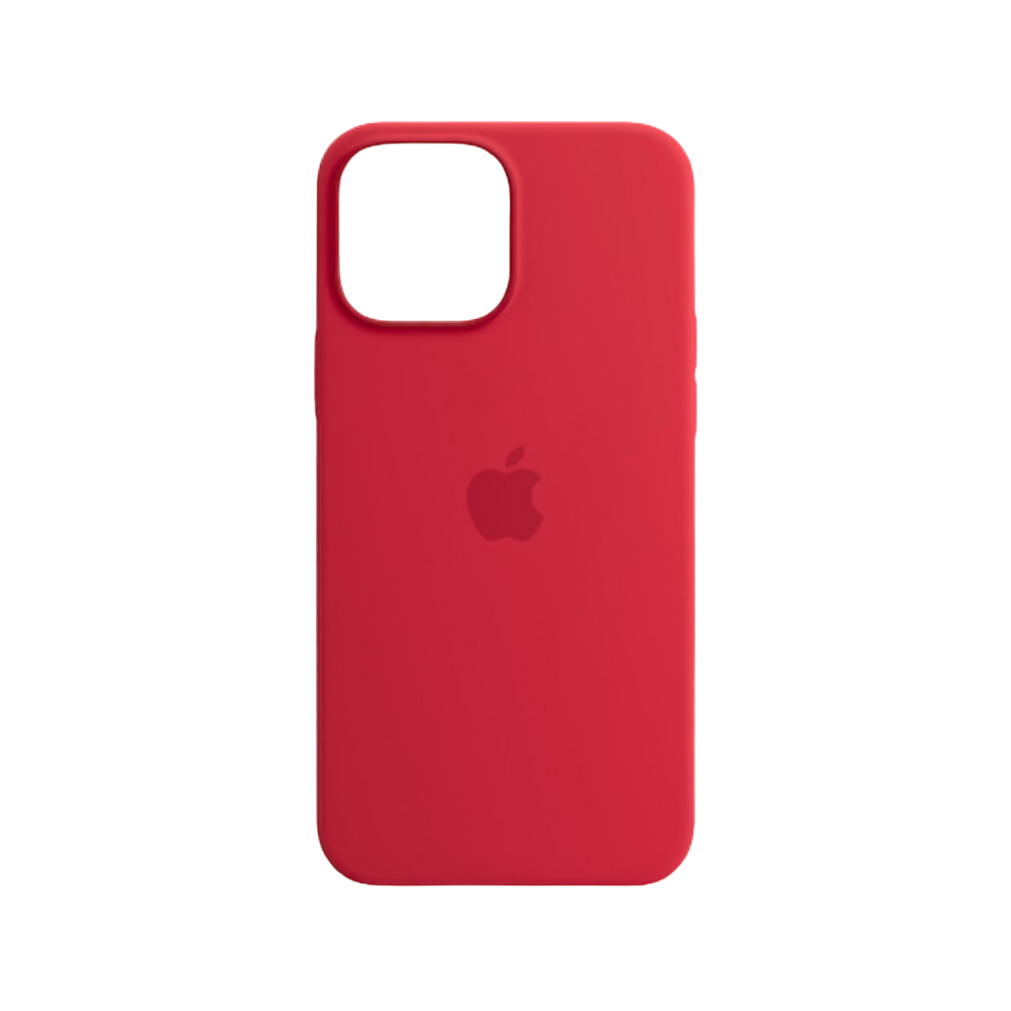 Carcasa de silicona roja para iPhone 12 - 13 - 14 -15 series