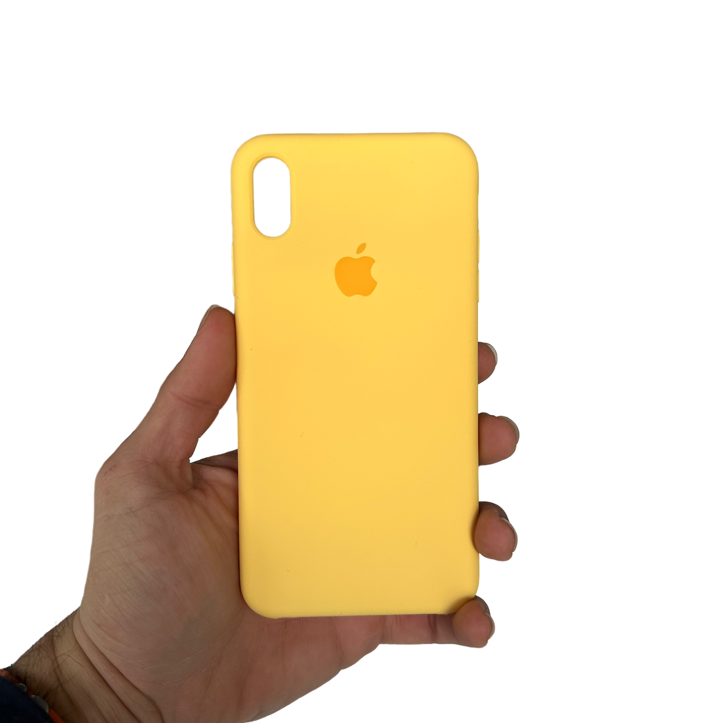 Carcasa de Silicona Premium para iPhone - Amarilla