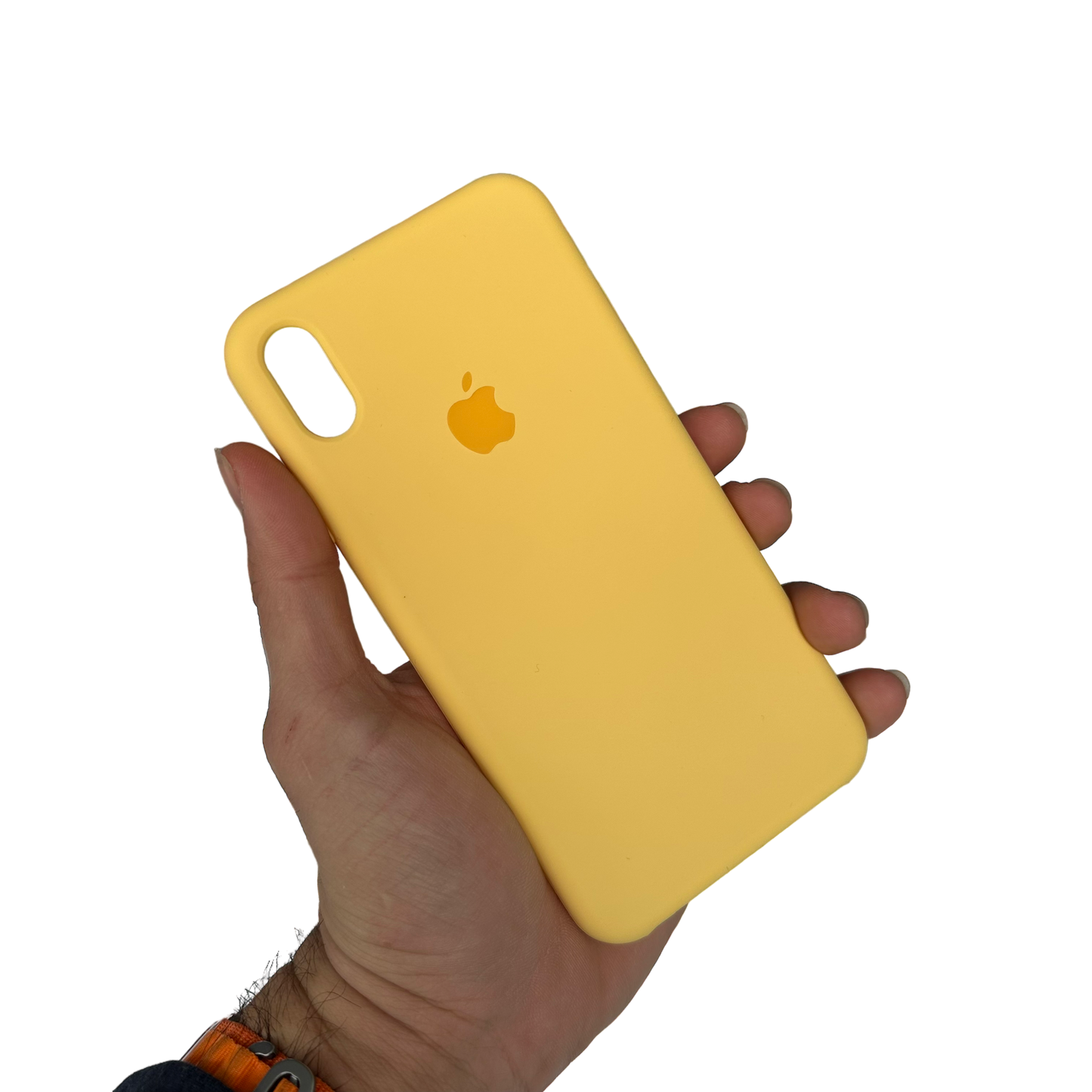 Carcasa de Silicona Premium para iPhone - Amarilla