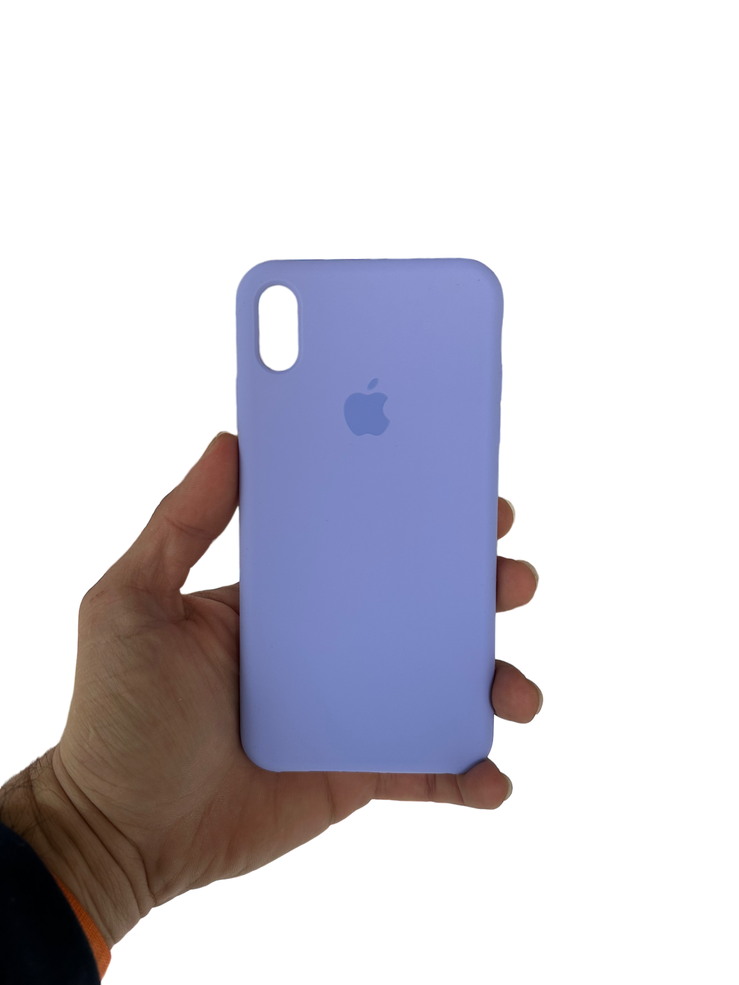 Carcasa de silicona en color lila para iPhone XS MAX