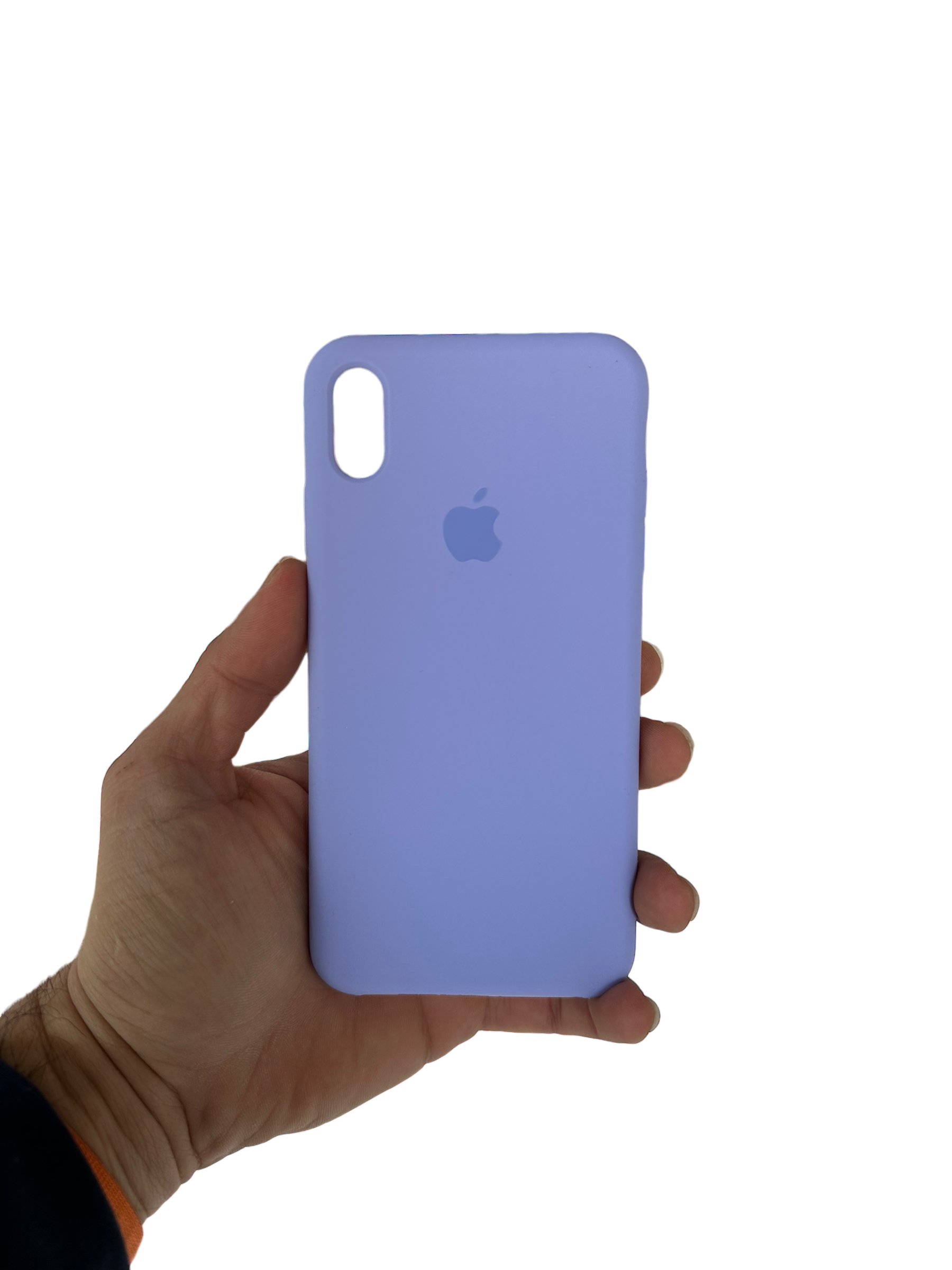 Carcasa de silicona en color lila para iPhone XS MAX