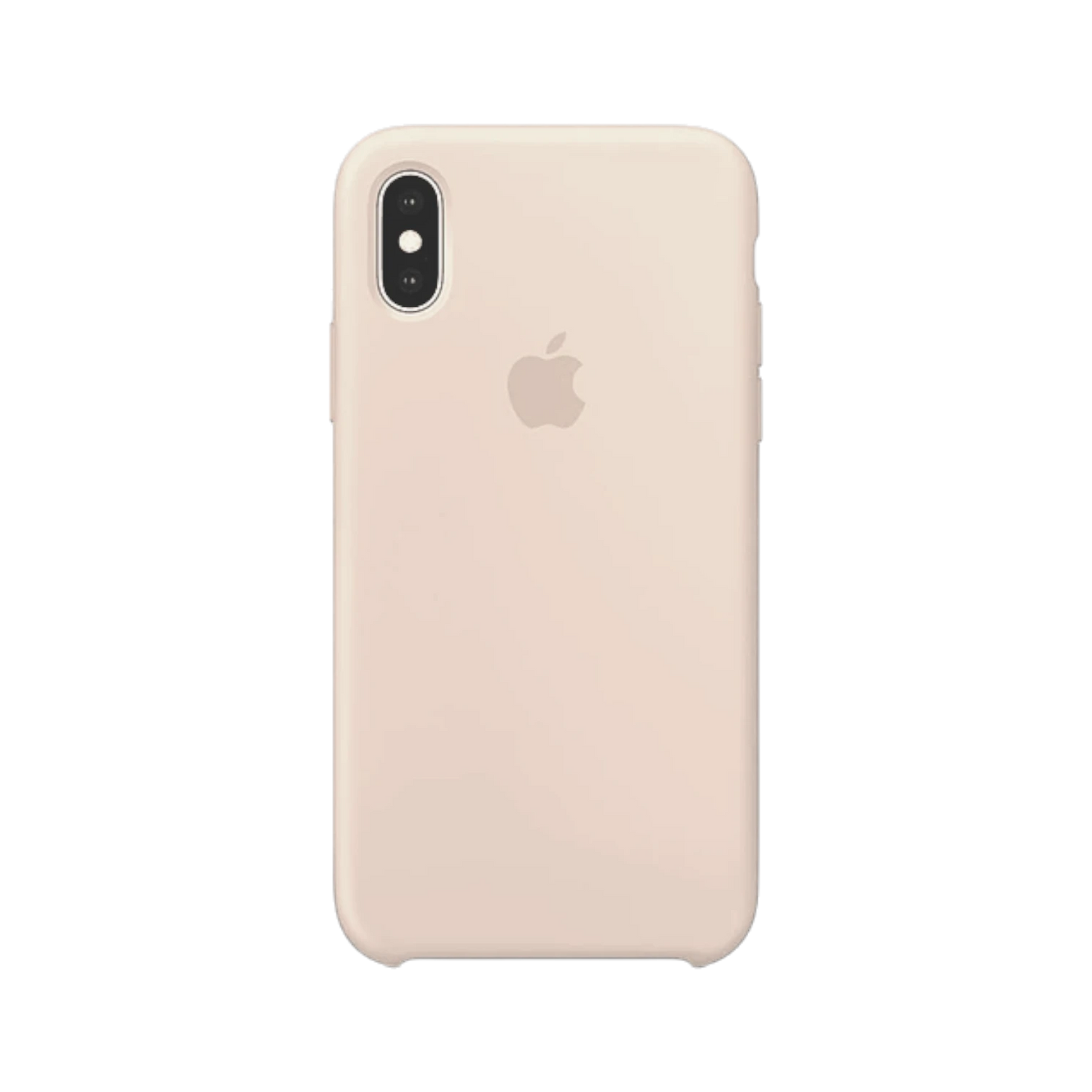 Carcasa de Silicona Premium para iPhone - Crema