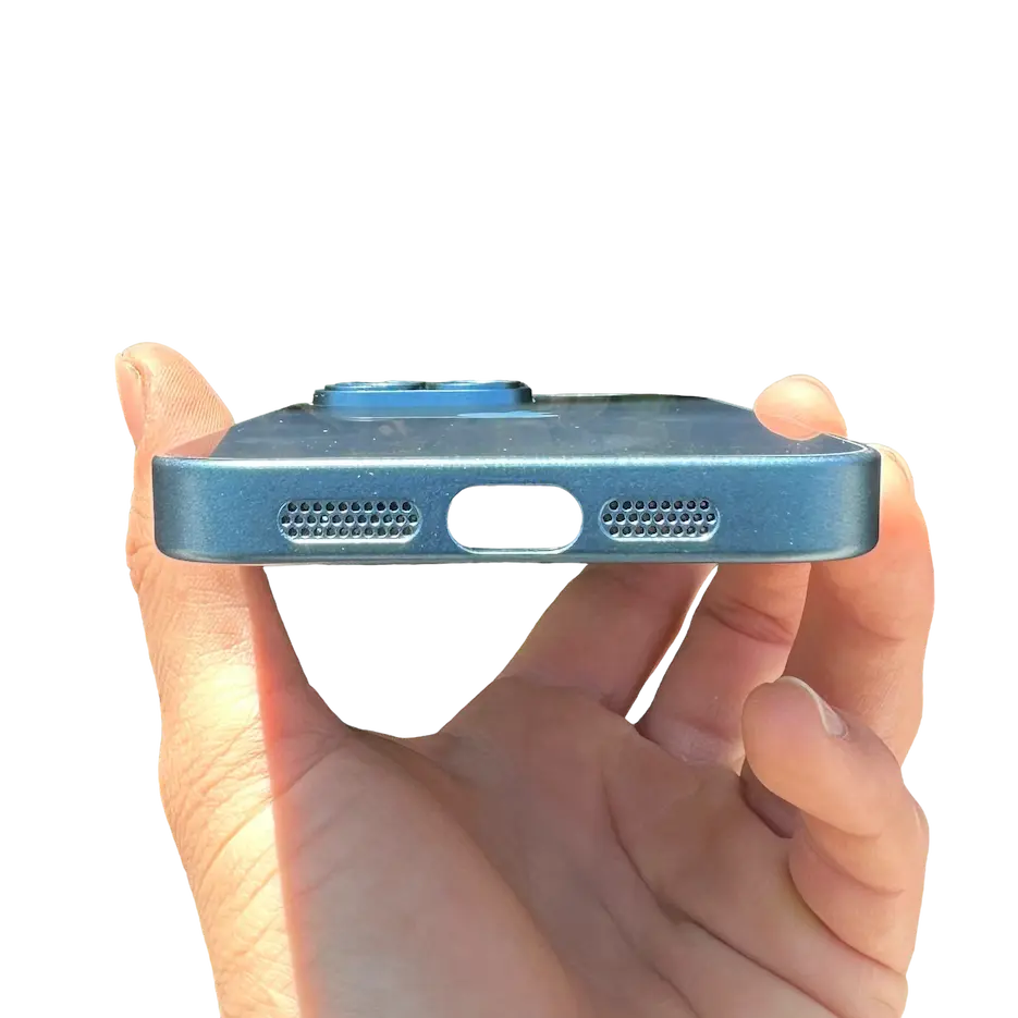 Carcasa Slim Glass con MagSafe: Azul Pacífico