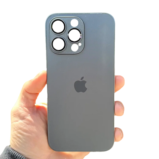 Carcasa Slim Glass con MagSafe: Grafito