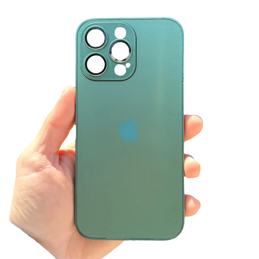 Carcasa Slim Glass con MagSafe: Verde Alpino