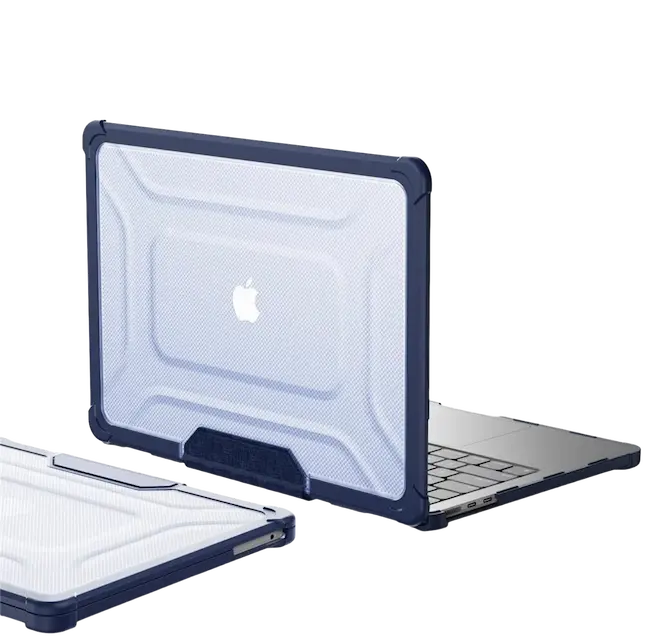 Case Clear antigolpes - azul marino para Mac