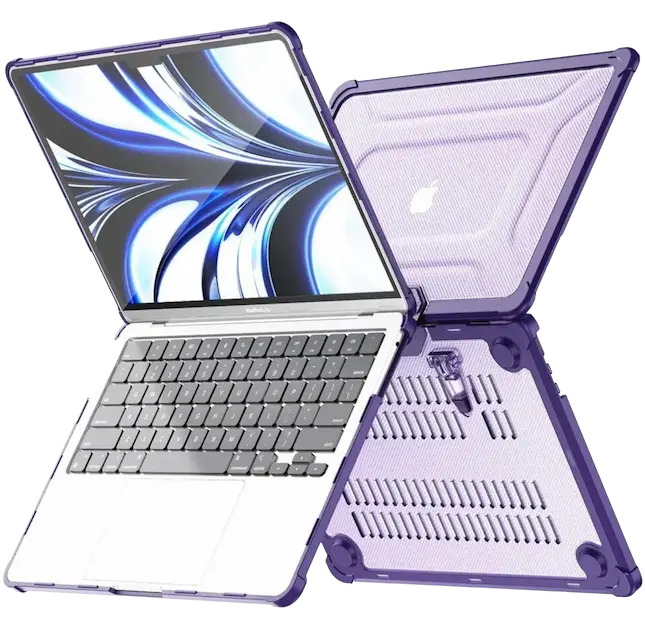 Funda para Mac resistente color morado - foto principal