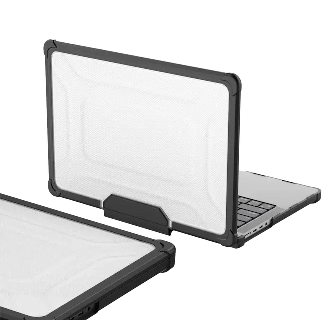 Funda de Macbook antigolpes - colo negro - imagen trasera