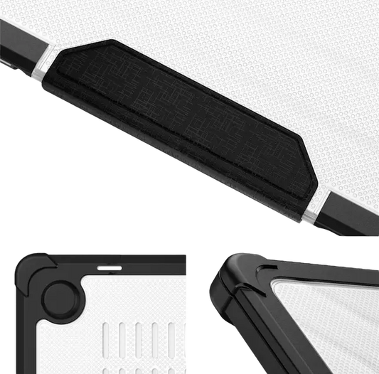 Esquinas reforzadas - apertura en forma de libro de la funda súper resistente para Mac