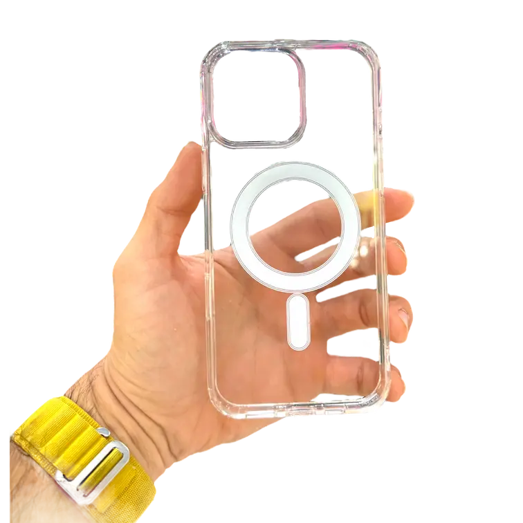 Carcasa transparente reforzada con magsafe - vista sin equipo