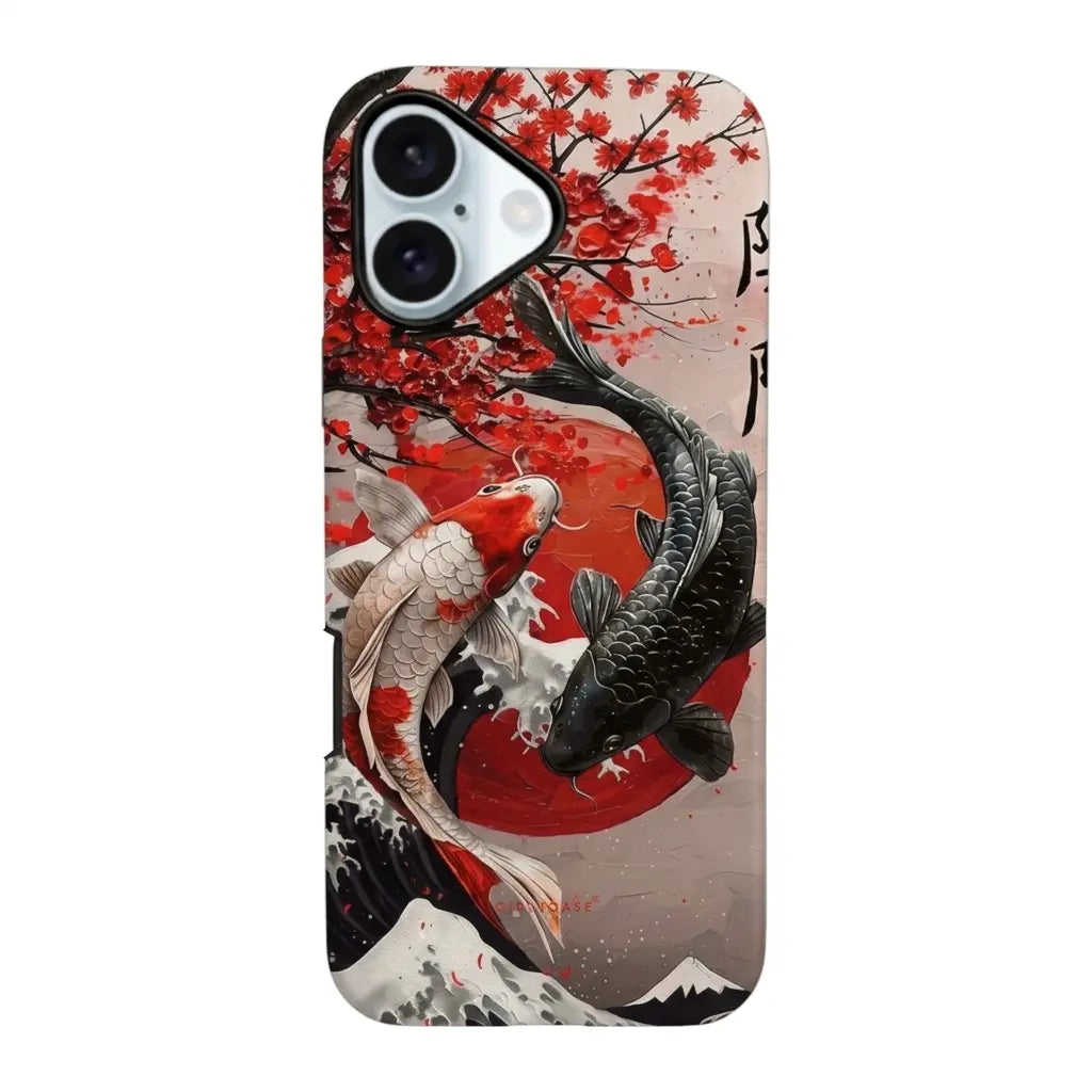 Carcasa Two Protect para iPhone - Koi Dot