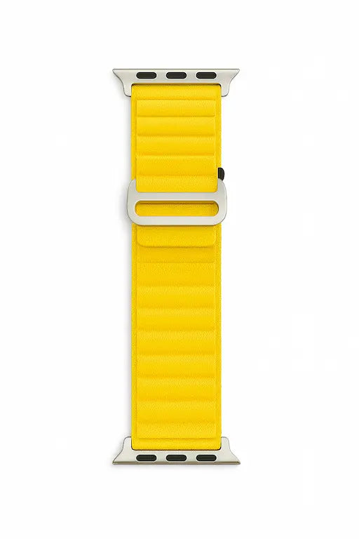 Correa para Apple Watch - color mostaza - vista frontal