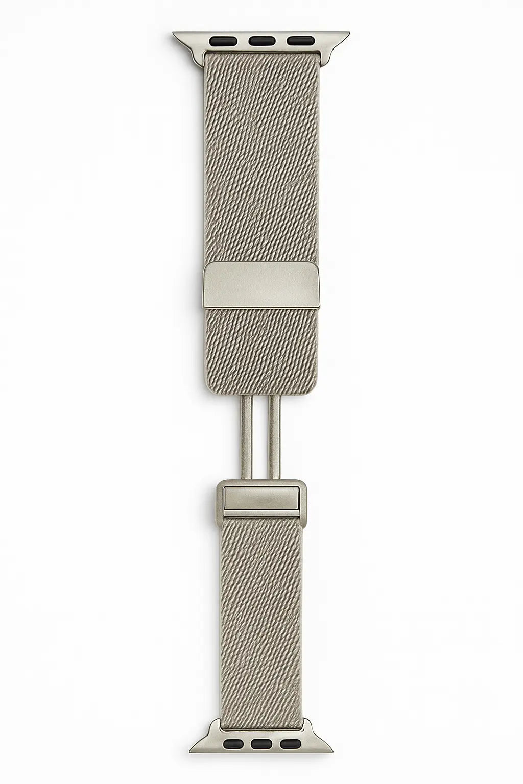 Correa para Apple Watch Loop Prestige - vista de abertura para cierre a través de broche con imán