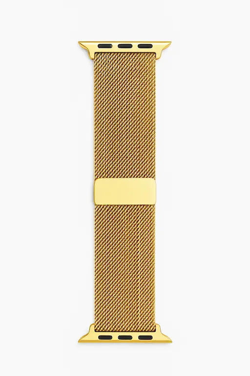 Detalle de la pulsera para Apple Watch modelo Loop Prestige en color oro