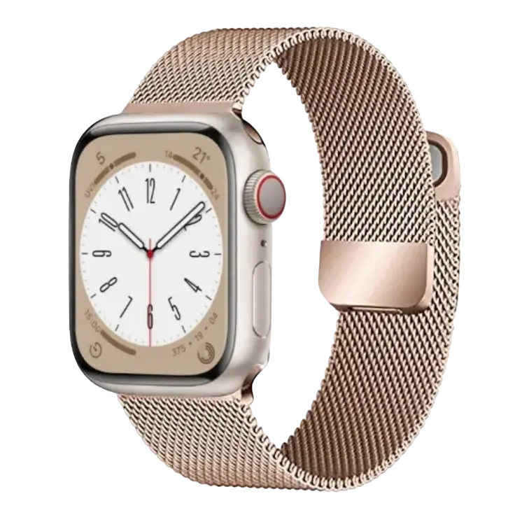 Pulsera de Apple Watch color champagne - ajuste imantado