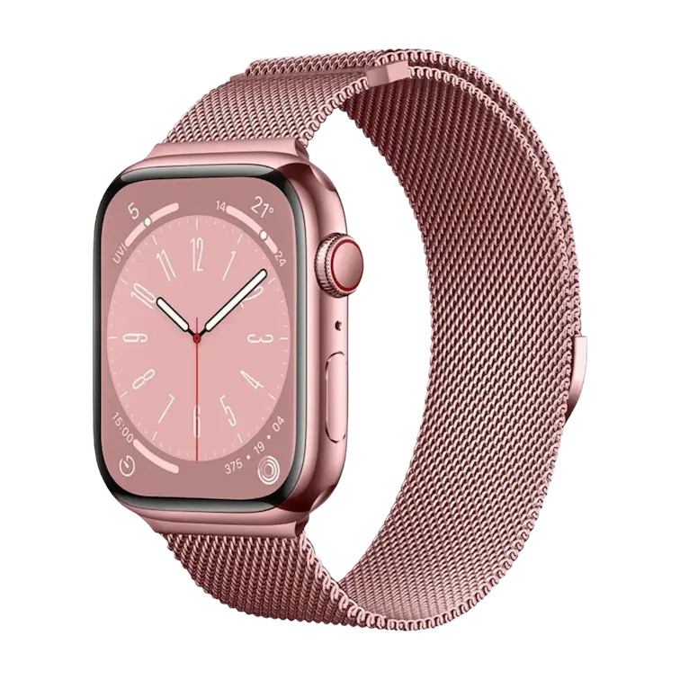 Pulsera metálica para Apple Watch - color oro rosa