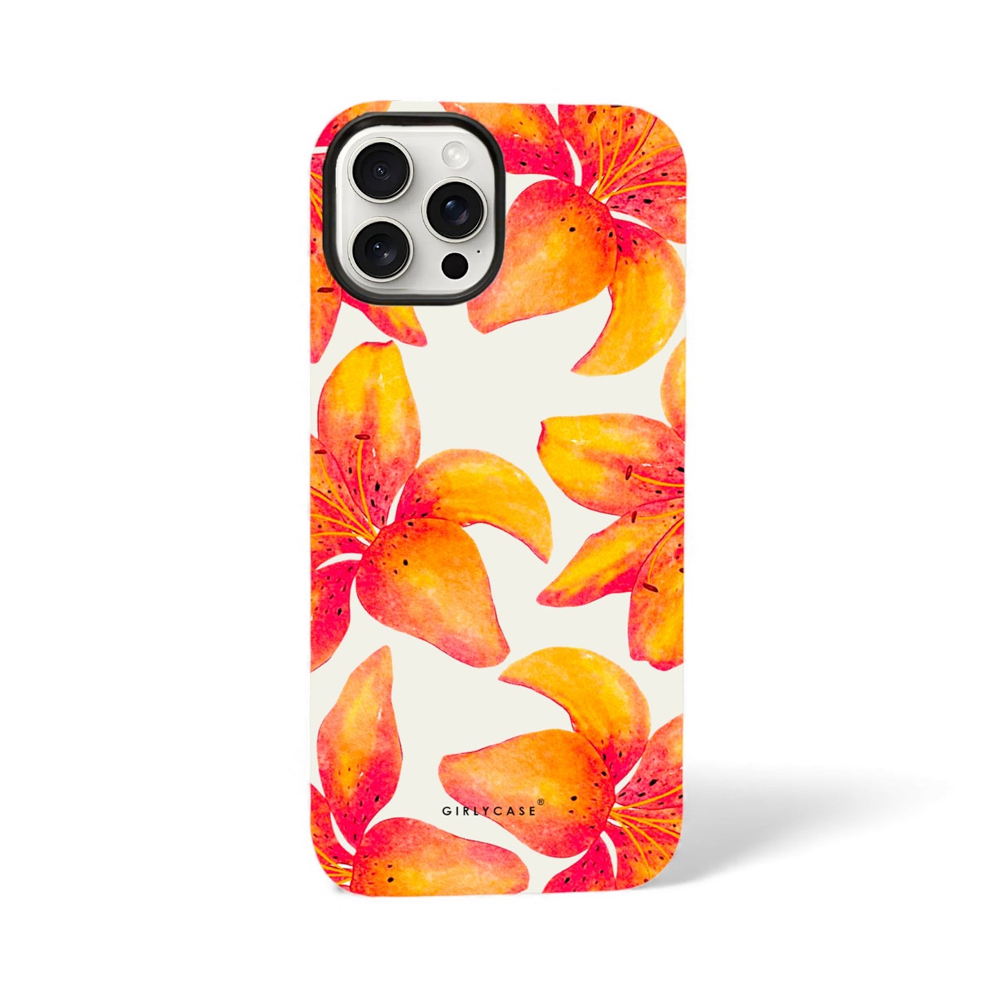 Carcasa Two Protect para iPhone - Lirio Tropical