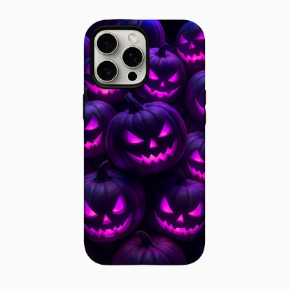 Carcasa de Halloween para iPhone - Calabazas Malvadas
