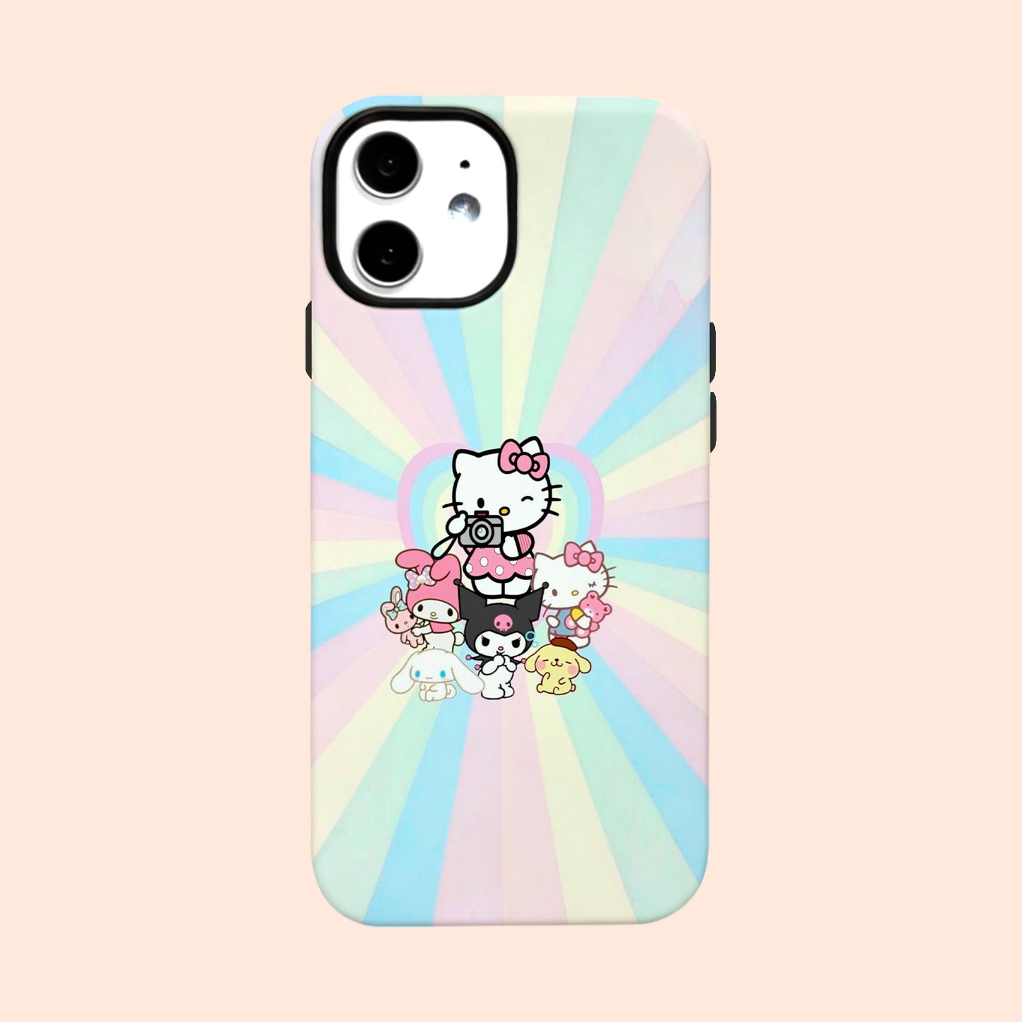Carcasa Rainbow Kitty para iPhone