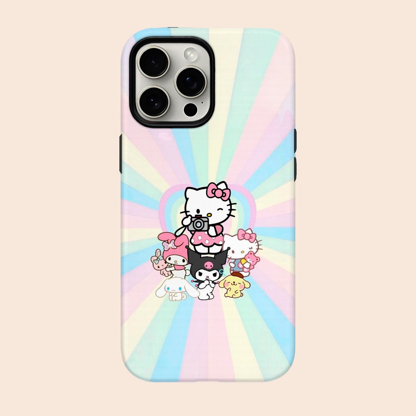 Carcasa Rainbow Kitty para iPhone