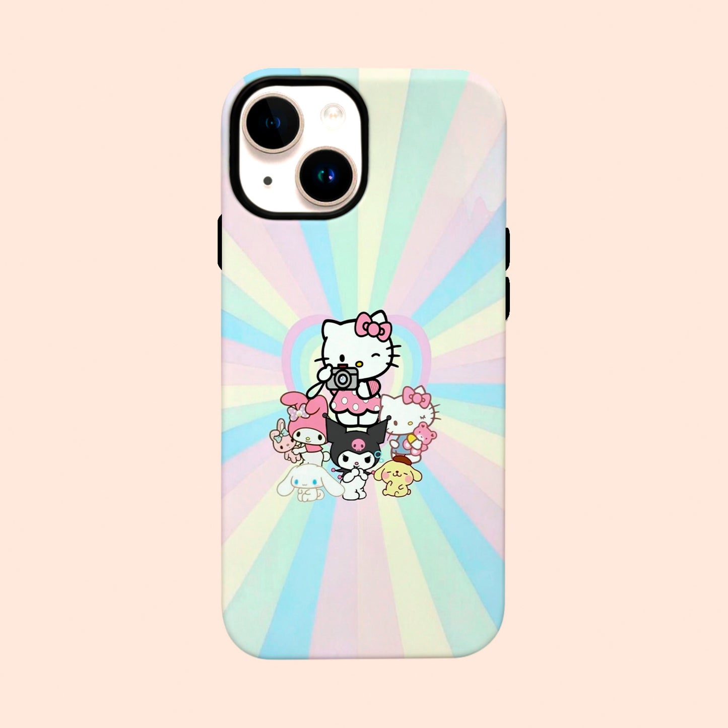 Carcasa Rainbow Kitty para iPhone