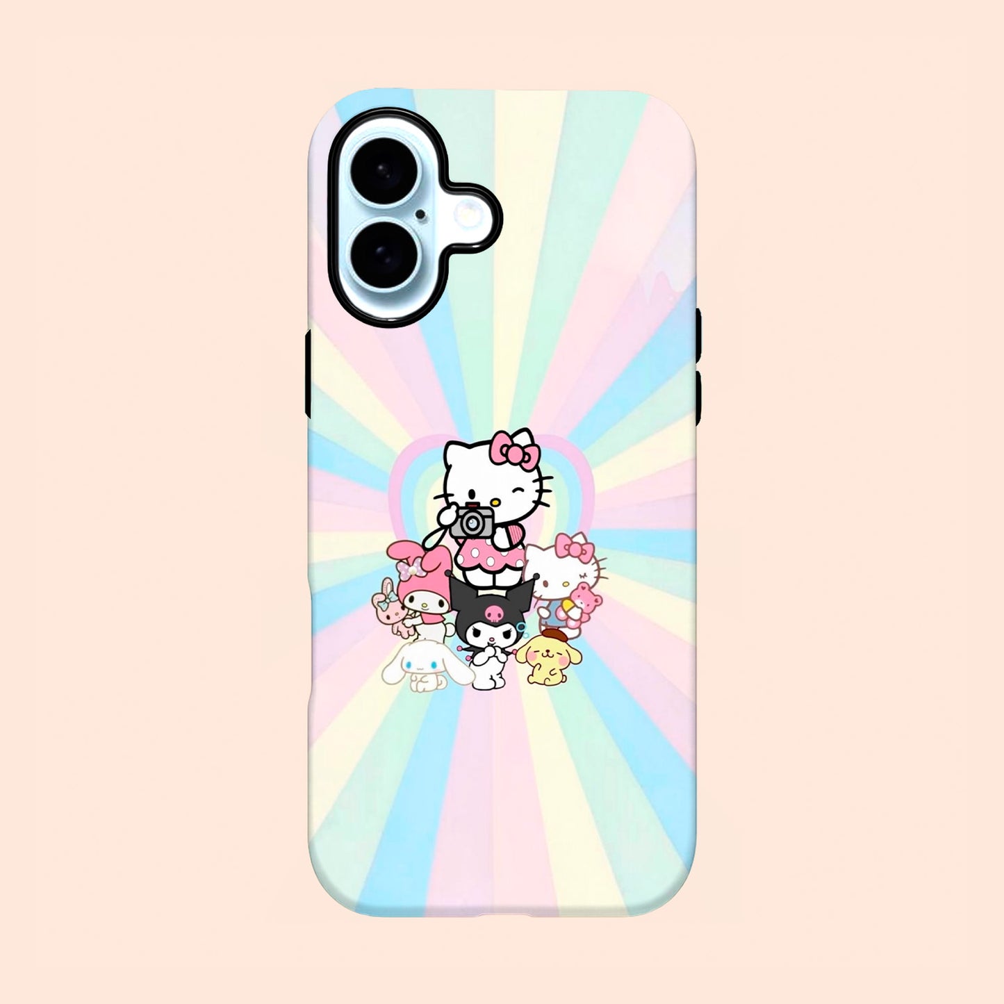 Carcasa Rainbow Kitty para iPhone