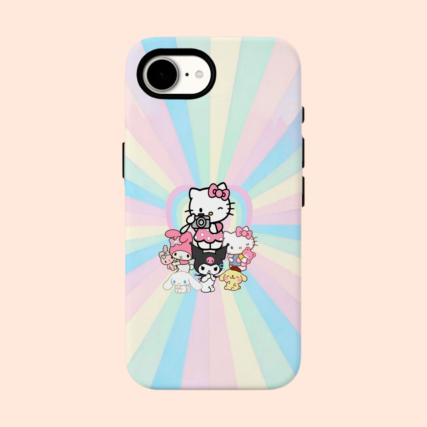 Carcasa Rainbow Kitty para iPhone
