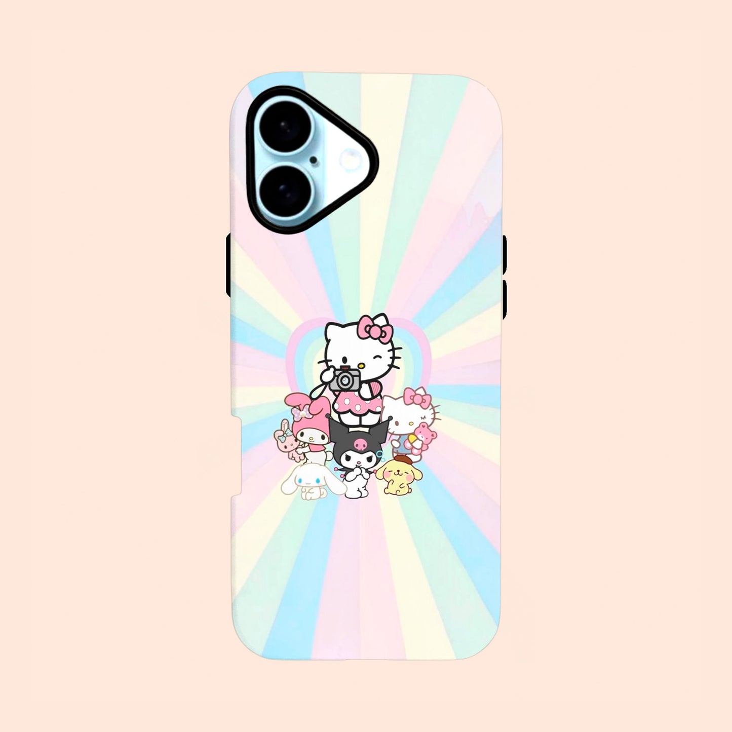 Carcasa Rainbow Kitty para iPhone