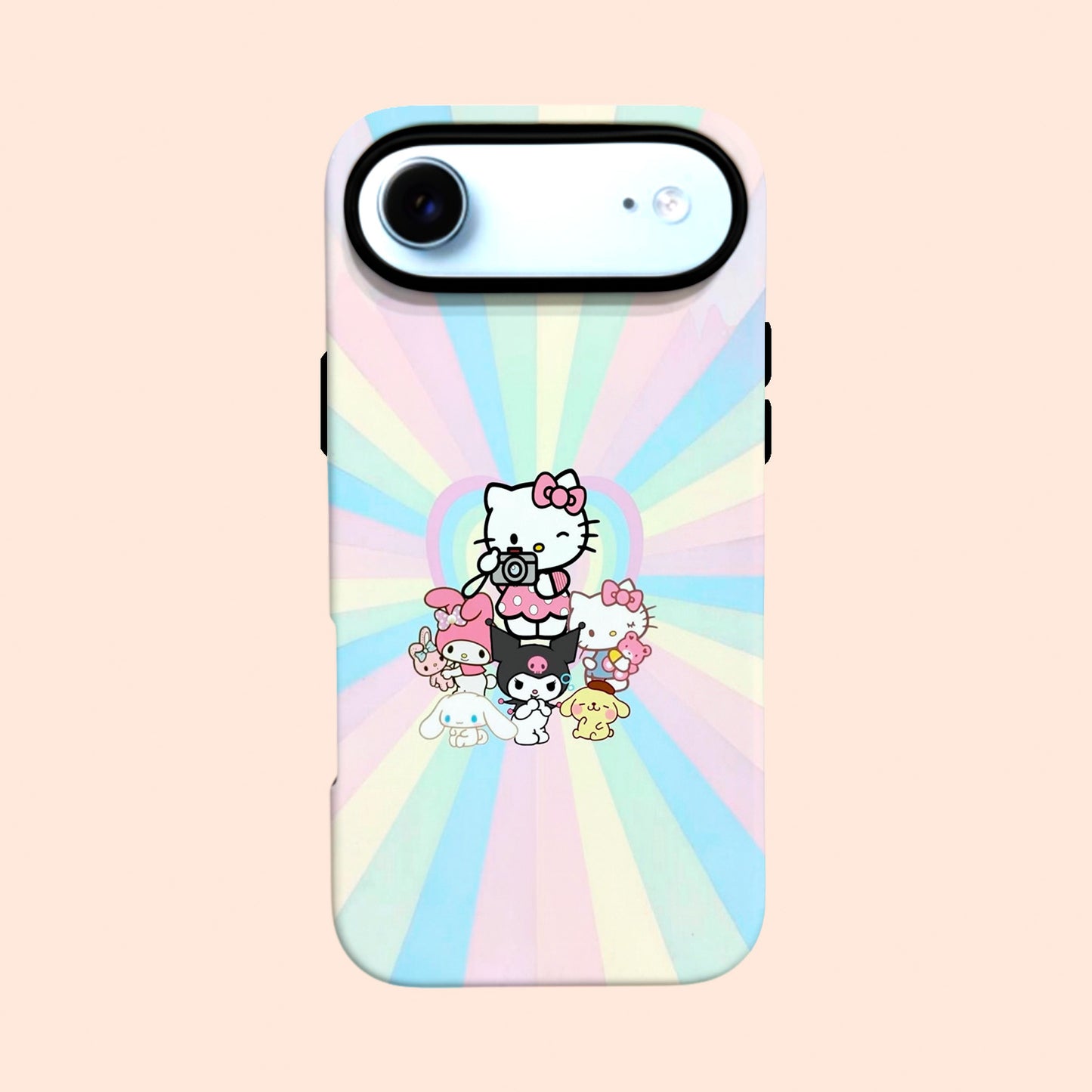 Carcasa Rainbow Kitty para iPhone