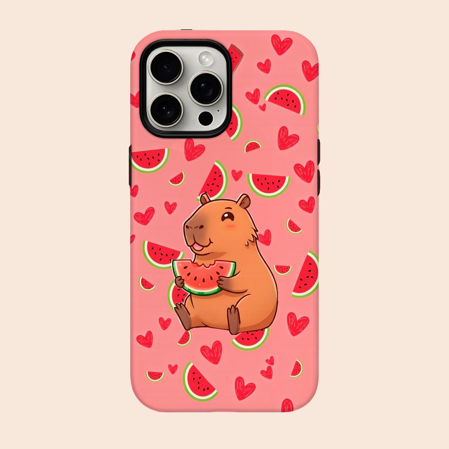 Carcasa Sandía Capibara para iPhone