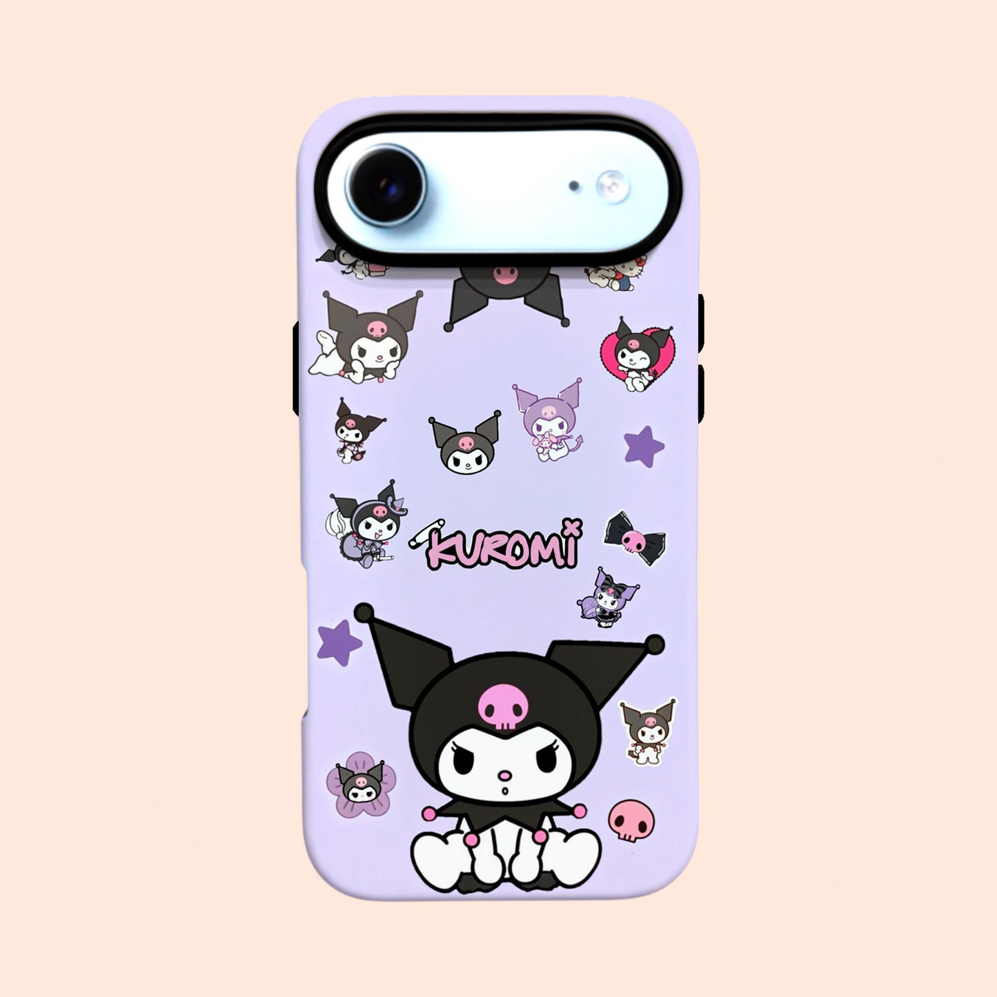 Carcasa Kuromi Stickers para iPhone