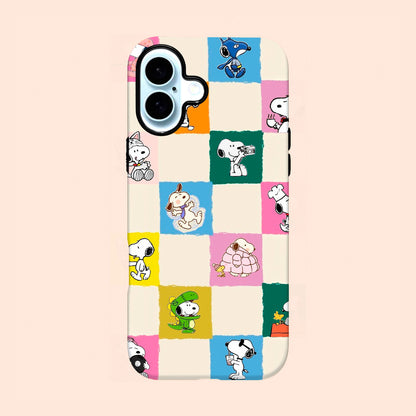Carcasa Two Protect para iPhone - Snoopy Collage