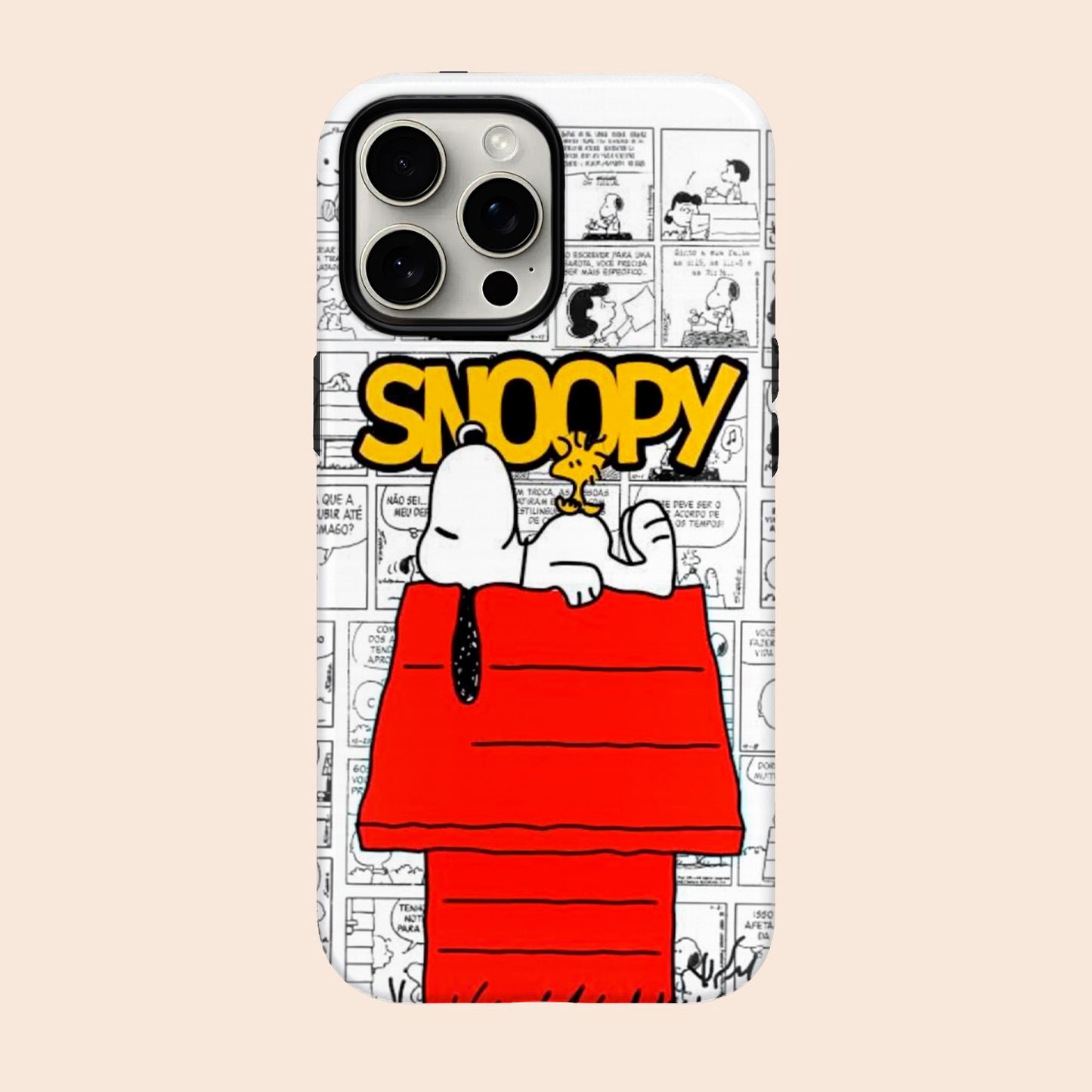 Carcasa Two Protect para iPhone - Snoopy Historieta